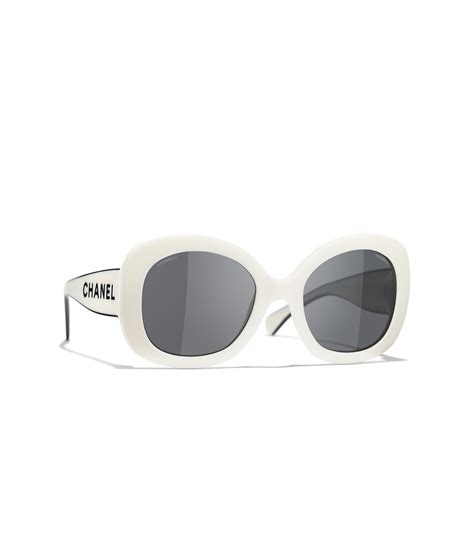 chanel sunglasses white